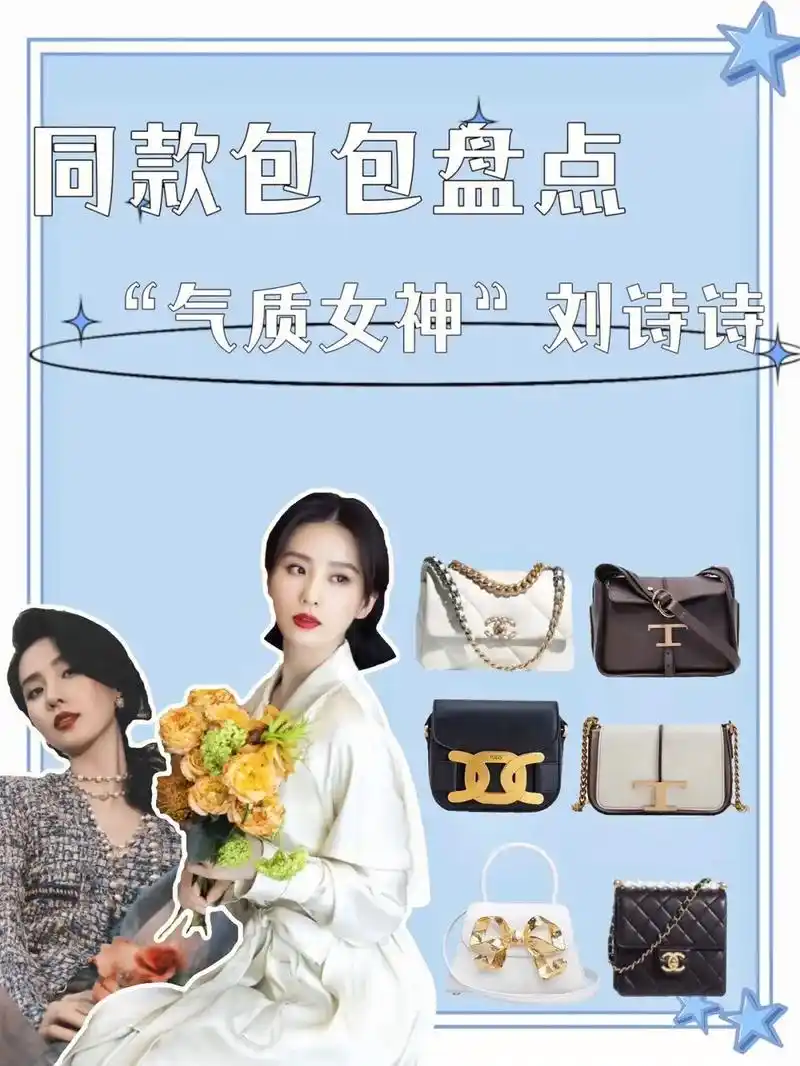 气质女神刘诗诗同款包包大盘点
