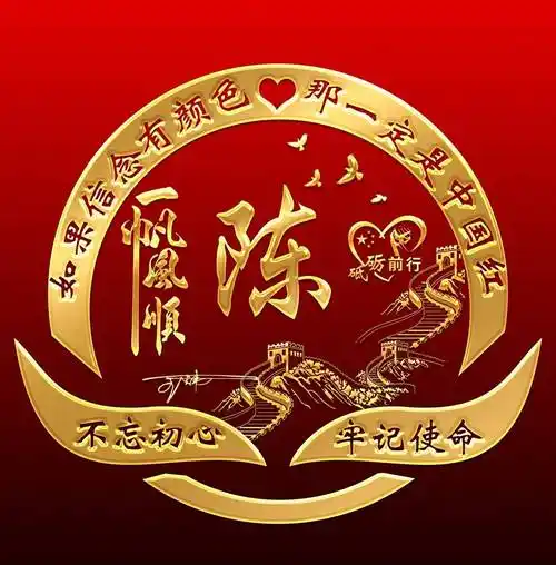 姓氏头像第663期,不忘初心牢记使命个性签名头像,请查收_生活_评论