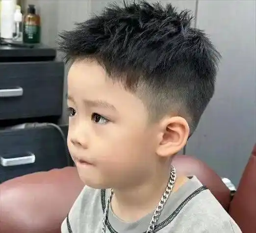 小朋友适合的发型推荐,时髦度爆表, 造型利落有型_小男孩_头发_个性