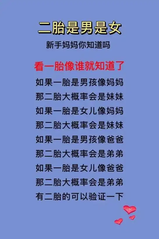 二胎是男是女,看一胎像谁就知道了.#母婴知识 #新生儿 #一 - 抖音