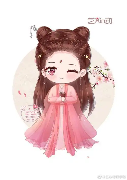 迪丽热巴q版头像吼