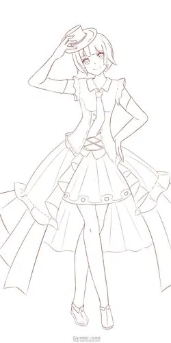 《人物设定练习—漫画角色设计提升训练》by 初竹