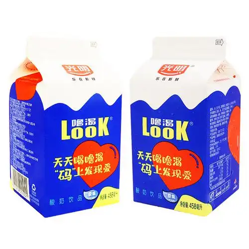 酸奶光明噜渴原味458ml酒店餐饮牛奶学生孩子早餐酸奶