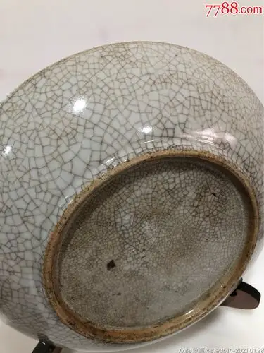 清代哥釉大盘
