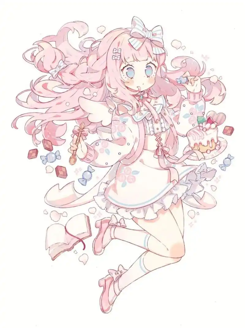 线稿    今天临摹一个动漫人物99 第一天11566  只画了线稿