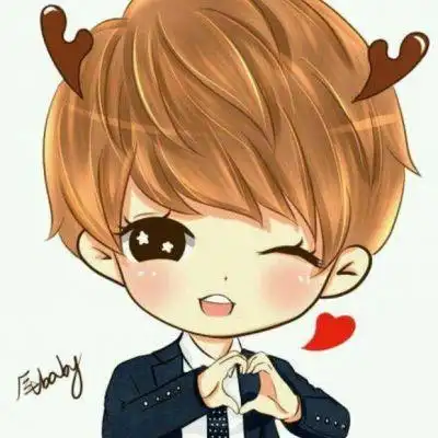 鹿晗q版图片_卡通动漫头像_我要个性网