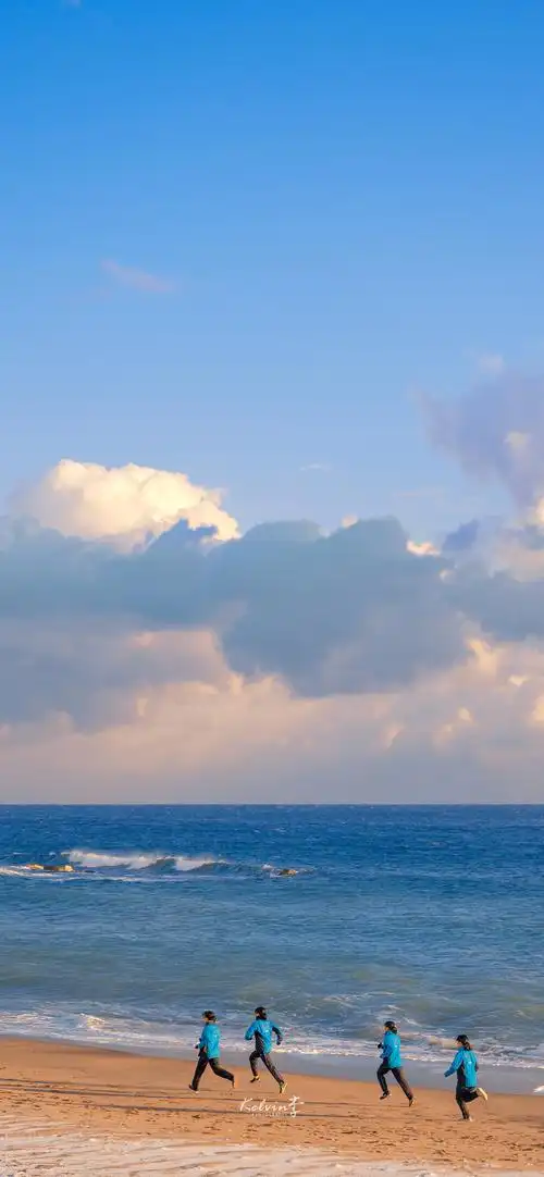 手机高清壁纸,无水印,海滩