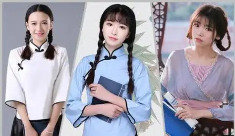 民国麻花辫女生图片_小女孩麻花辫 - 乐享生活 - 阿奇号