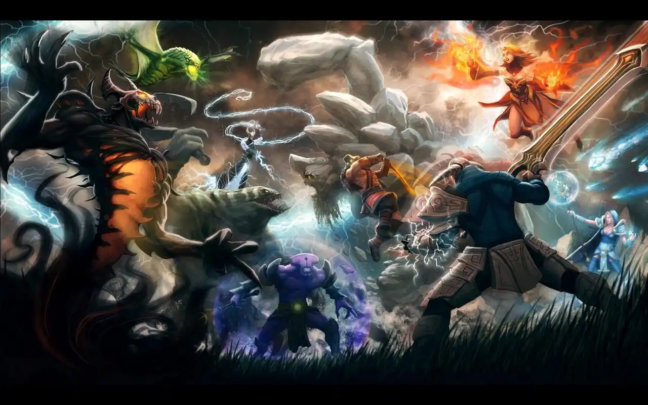 最新热门游戏dota2桌面电脑壁纸