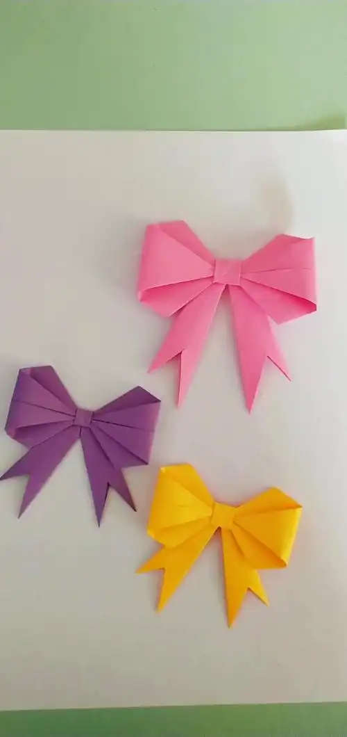 一张12cm12cm正方形纸,可以折出美丽蝴蝶结