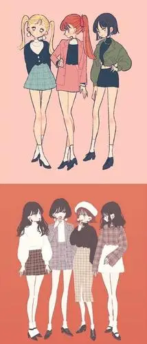 闺蜜壁纸 图片来源:微博