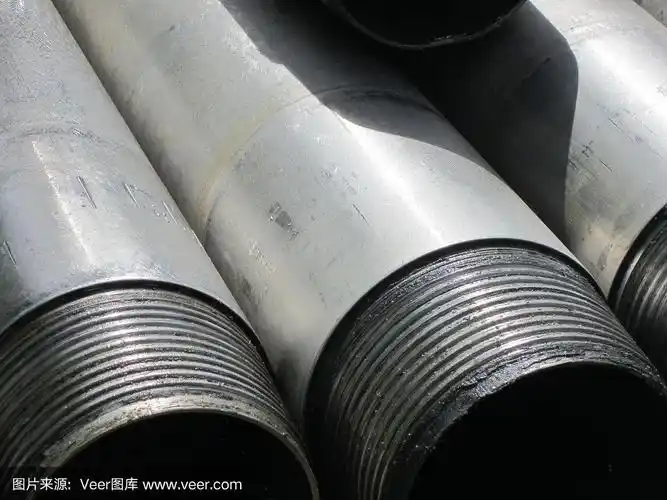 螺纹钢管的特写
