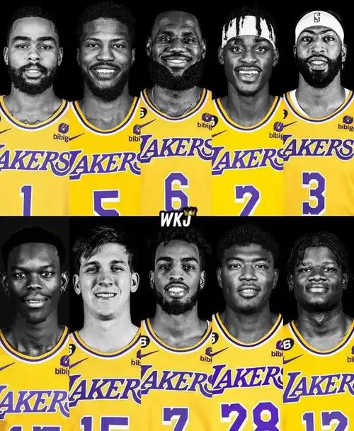 冲季后赛还是毕业照?湖人官推晒全家福,让人想起2020