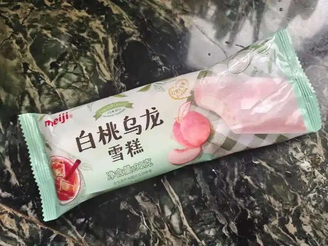 07雪糕日记明治白桃乌龙口味