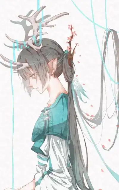 一波动漫古风小姐姐的侧脸图哦!