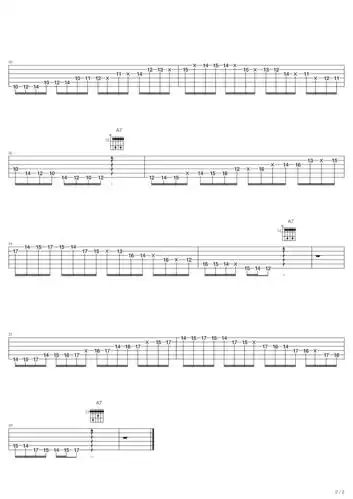 练习曲每天必练的练习212个调的blues音阶吉他谱