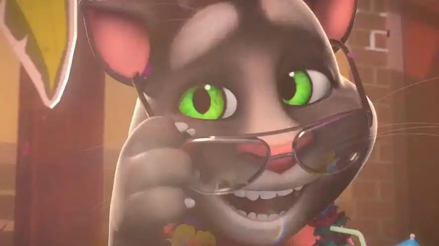 会说话的汤姆猫家族第四季会说话的汤姆猫陪着你看着我最甜蜜的表情