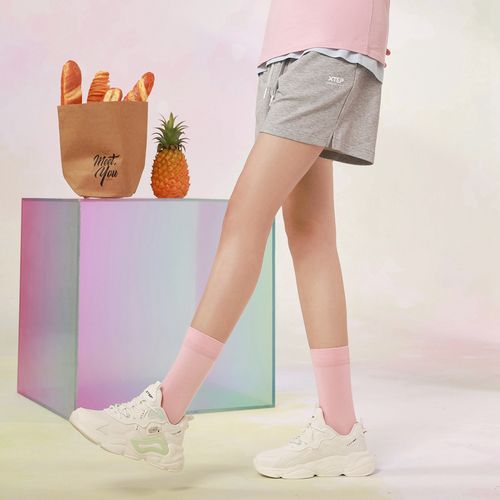 夏季女针织运动短裤清爽宽松健身运动短裤