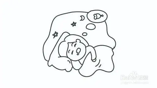 大班花儿的美梦简笔画怎么画