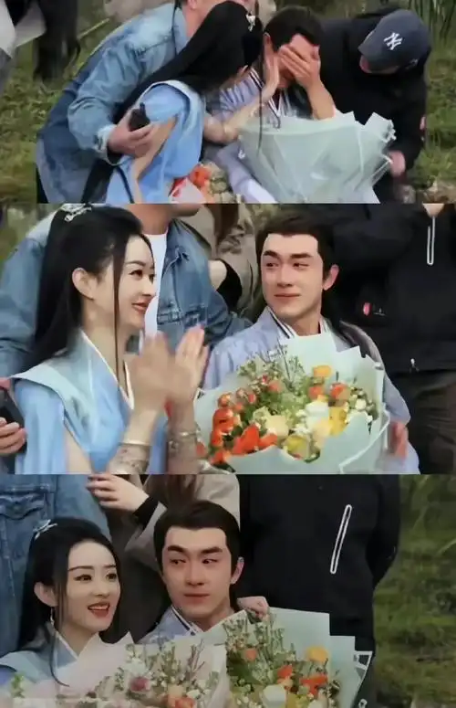 我做她的瑶#一副不值钱的样子,一脸娇羞满满  林更新,面对赵丽颖,总是