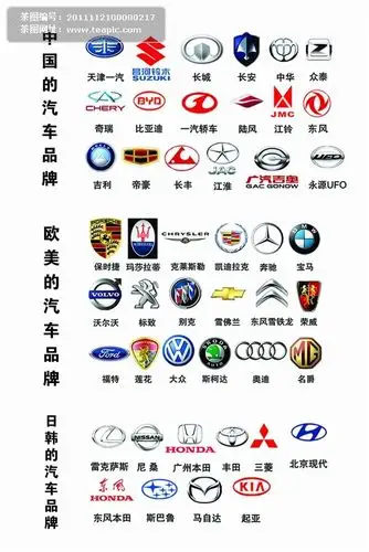 各种汽车标志.psd