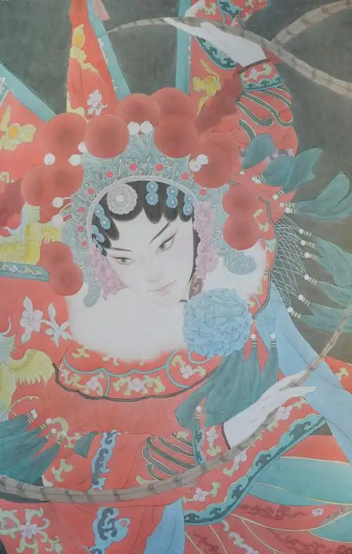 刀马旦|纯艺术|绘画|ruby可可 - 原创作品 - 站酷 (zcool)