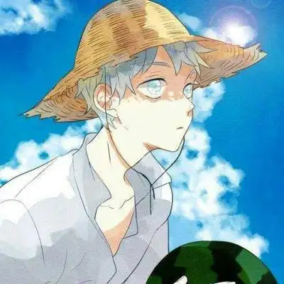 手绘动漫超酷男生图像10_微信头像