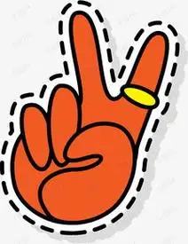 卡通耶手势素材图片免费下载高清psd画手解锁更多新手势,不同角度的