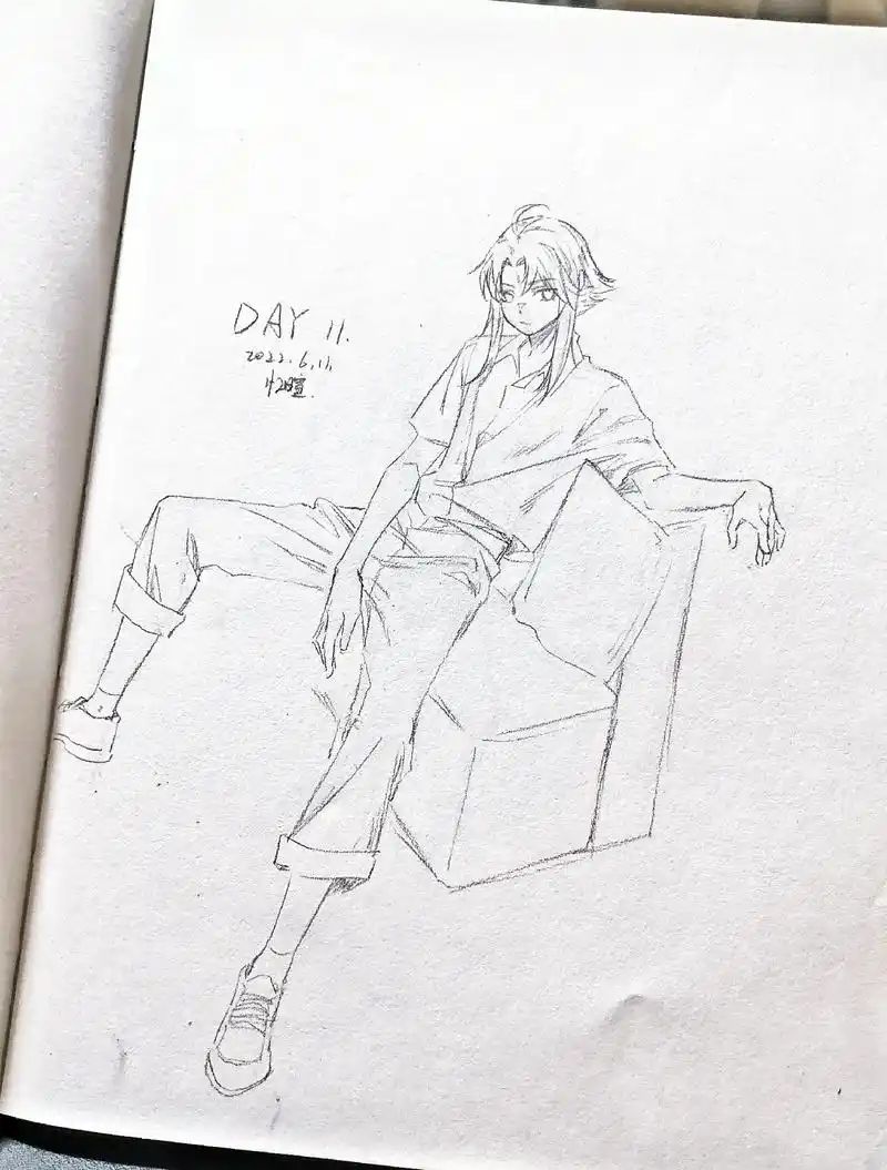 day 11 #速写60天挑战赛 @速写班长 #手绘 #画画 - 抖音