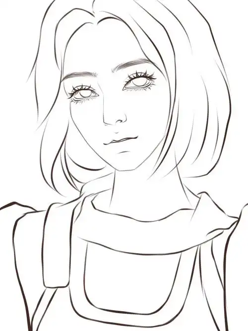 "#angelababy  #人物插画  #画画  #手绘头像