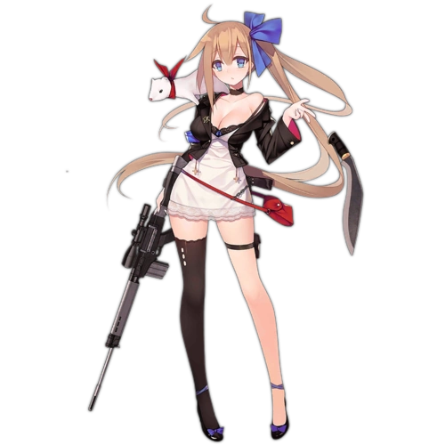 少女前线官方人物立绘图片之突击步枪类五星含大破图鉴