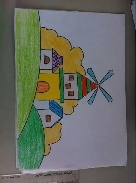 又简单又美丽的房子画 又简单又美丽的房子画四年级