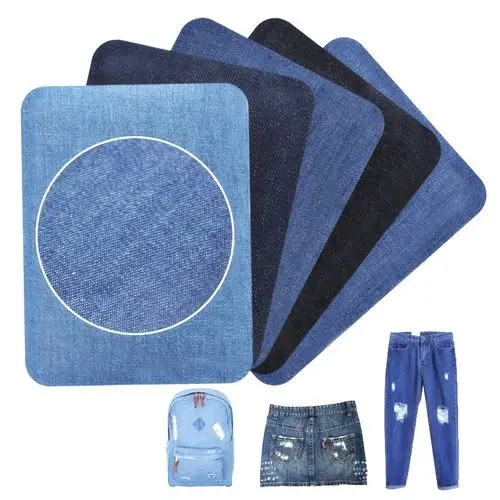 牛仔裤补洞贴时尚无痕修复布贴膝盖破洞粘贴缝补裤子衣服贴补丁贴的