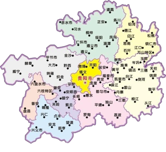 贵州省的地图你查看一下可以不
