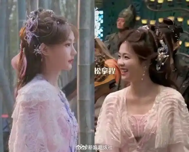 李一桐,白鹿又撞造型,有网友说感觉她俩的发型都挺像的