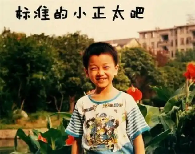 小时候淘气的陈晓.