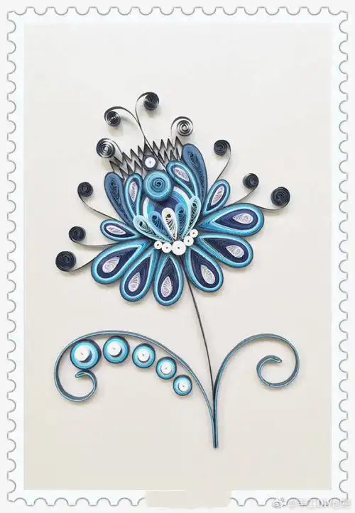 衍纸作品欣赏你能认出来最后一张是什么吗?