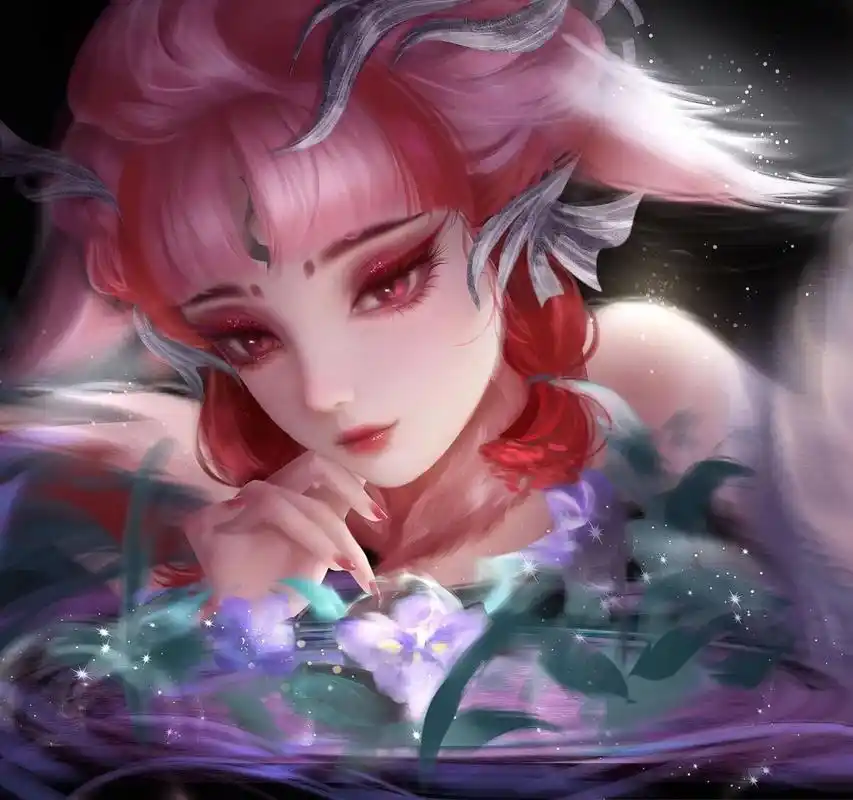 摸个妲己新皮肤!青丘-九尾狐 九尾狐这个皮肤海报真的太好看了,超爱