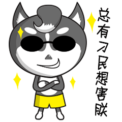 骚浪贱二哈 微信表情包