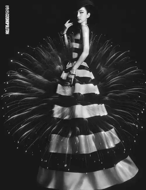 李冰冰周也时尚cosmo四月刊封面##李冰冰周也双a