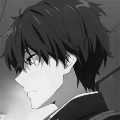 高冷男头像动漫黑白 帅气好看的男生头像动漫冷酷黑白图片_男生动漫