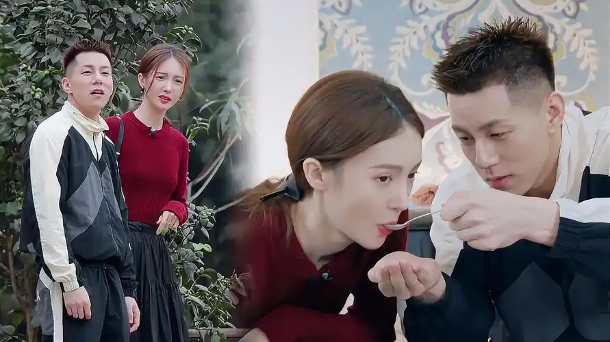 金晨卡斯柏共用一个汤匙气氛持续升温两人素颜相对