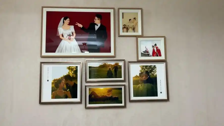 婚纱照相框照片墙