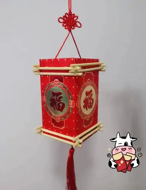 元宵环创元宵必备纸艺小灯笼手工制作美美的