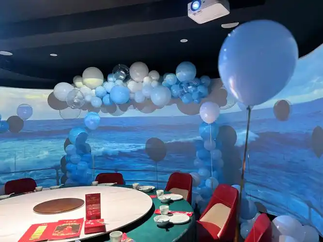 保定小包间小预算生日气球布置