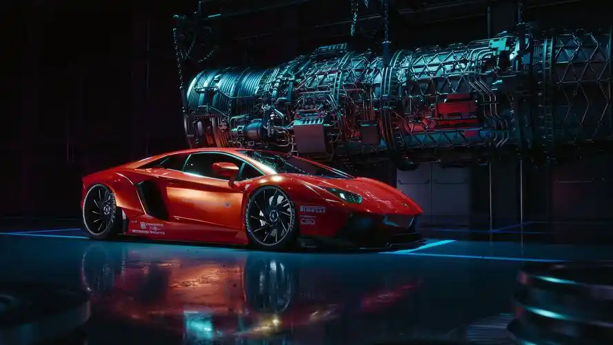 兰博基尼酷炫跑车图片桌面壁纸-汽车壁纸-手机壁纸下载-美桌网