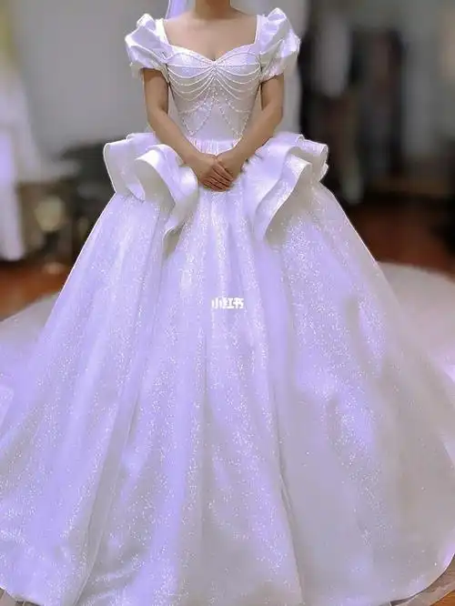 民国风复古婚纱金粉世家白秀珠婚纱