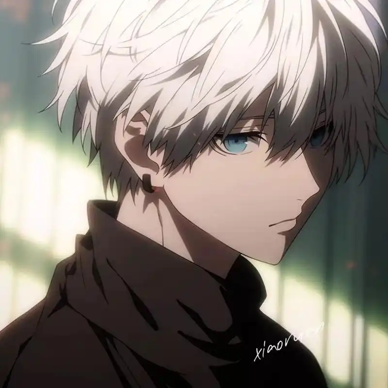 动漫男头|帅气白毛