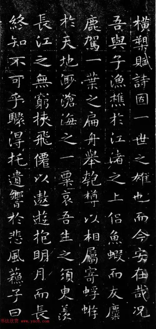 文徵明76岁小楷前后赤壁赋拓本2