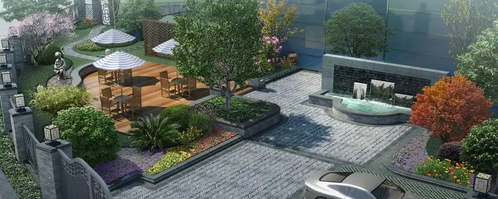 庭院设计案例效果图